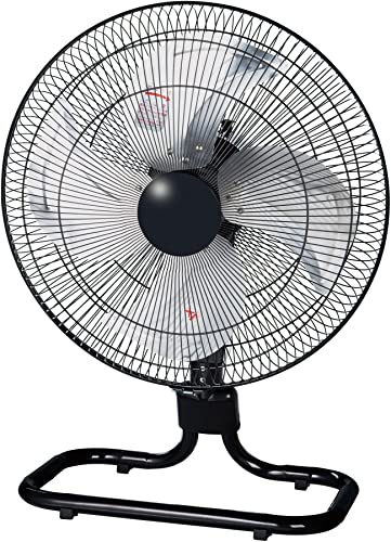 ナカトミ(NAKATOMI) 業務用扇風機 工場扇 45cm 床置き型 アルミ4枚羽 風量3段階調節 開放式 QZF-45A